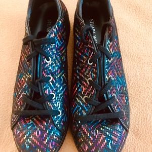 Stuart Weitzman Women’s Lace Up Sneakers Size 8.5